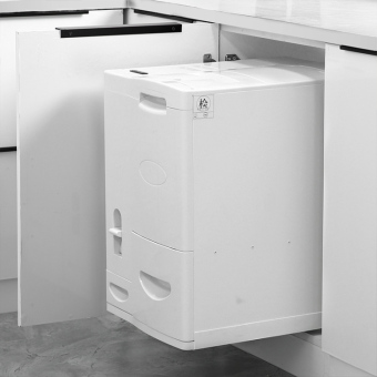 higold/悍高 橱柜米箱拉篮阻尼导轨45kg大容量多功能储存一键取米 450